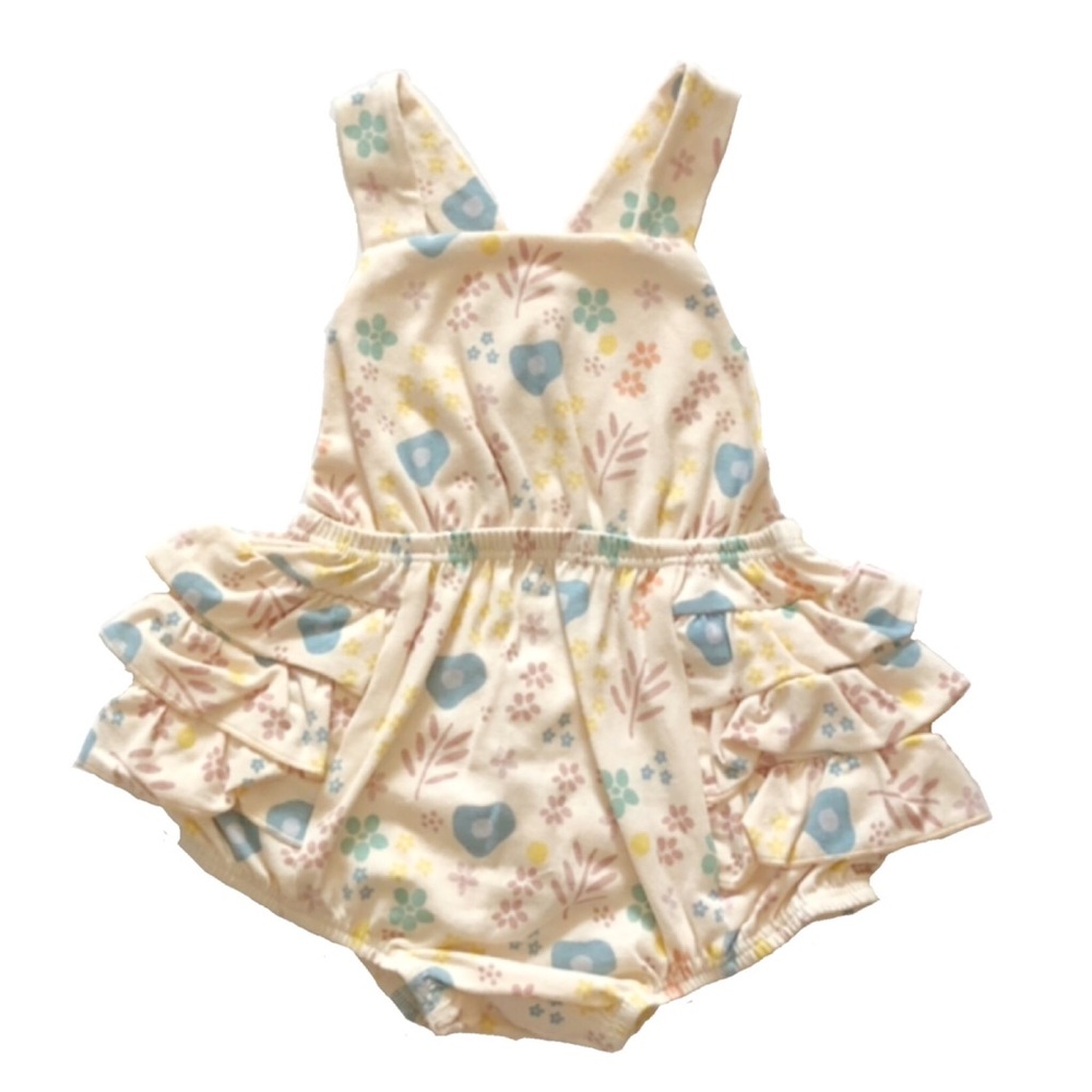 NWOT Spring Floral Sunsuit SZ 4T
